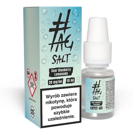 Liquid TAG Salt Drinks 10ml o mocy 20 mg soli nikotynowej w smaku Sour Blueberry Lemonade