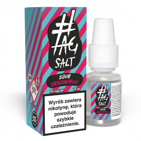 Liquid TAG Salt Sour 10ml o mocy 20 mg soli nikotynowej w smaku Dragonfruit