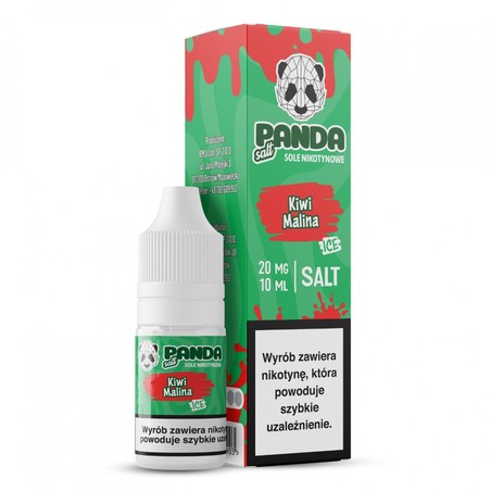 Liquid Panda Salt 10ml o mocy 20 mg soli nikotynowej w smaku Kiwi Malina