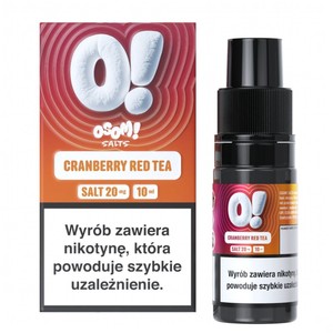 Liquid OSOM! Salt 10ml o mocy 20 mg soli nikotynowej w smaku Cranberry Red Tea