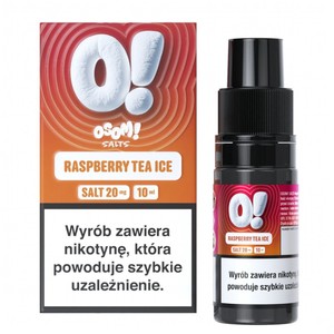 Liquid OSOM! Salt 10ml o mocy 20 mg soli nikotynowej w smaku Raspberry Tea Ice