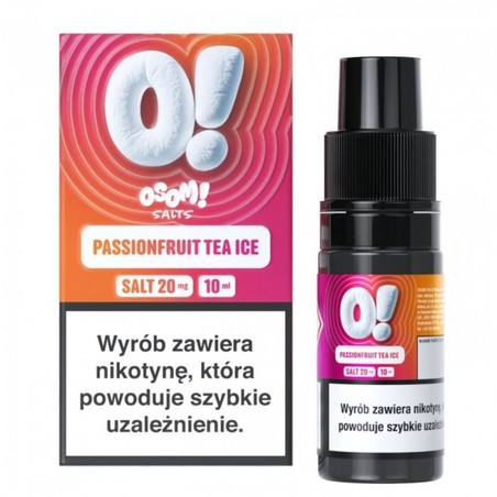 Liquid OSOM! Salt 10ml o mocy 20 mg soli nikotynowej w smaku Passionfruit Tea Ice
