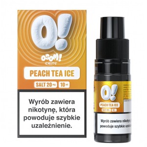 Liquid OSOM! Salt 10ml o mocy 20 mg soli nikotynowej w smaku Peach Tea Ice