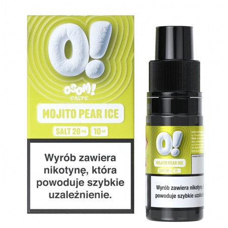 Liquid OSOM! Salt 10ml o mocy 20 mg soli nikotynowej w smaku Mojito Pear Ice