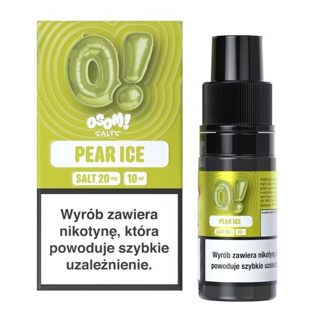 Liquid OSOM! Salt 10ml o mocy 20 mg soli nikotynowej w smaku Pear Ice
