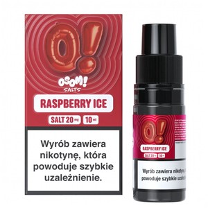 Liquid OSOM! Salt 10ml o mocy 20 mg soli nikotynowej w smaku Raspberry Ice