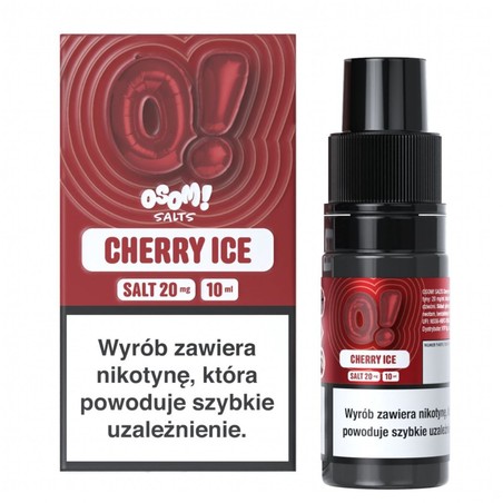 Liquid OSOM! Salt 10ml o mocy 20 mg soli nikotynowej w smaku Cherry Ice