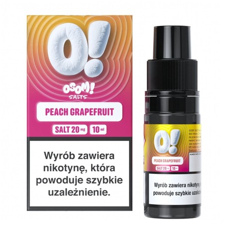 Liquid OSOM! Salt 10ml o mocy 20 mg soli nikotynowej w smaku Peach Grapefruit