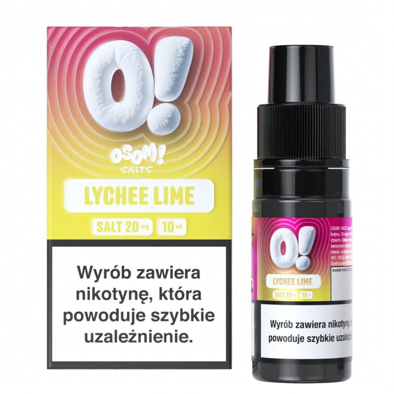 Liquid OSOM! Salt 10ml o mocy 20 mg soli nikotynowej w smaku Lychee Lime