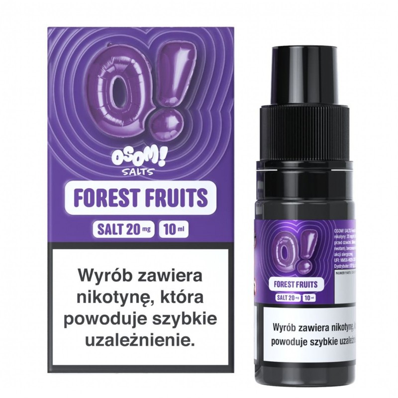 Liquid OSOM! Salt 10ml o mocy 20 mg soli nikotynowej w smaku Forest Fruits