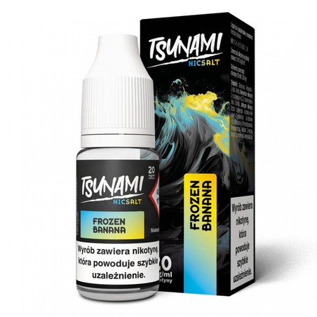 Liquid Tsunami Salt 10ml o mocy 20 mg soli nikotynowej w smaku Frozen Banana