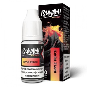 Liquid Tsunami Salt 10ml o mocy 20 mg soli nikotynowej w smaku Apple Peach