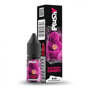 Liquid Plushy Salt Candy 8ml o mocy 20 mg soli nikotynowej w smaku Raspberry Candy