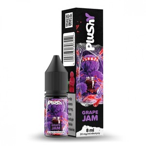 Liquid Plushy Salt Jam 8ml o mocy 20 mg soli nikotynowej w smaku Grape Jam