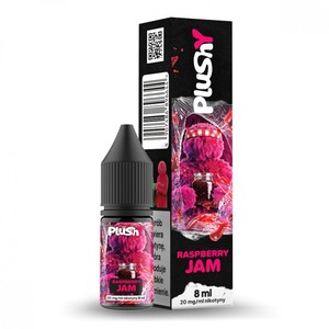 Liquid Plushy Salt Jam 8ml o mocy 20 mg soli nikotynowej w smaku Raspberry Jam