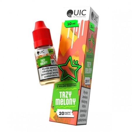Liquid Quic Salt 10ml o mocy 20 mg soli nikotynowej w smaku Trzy Melony