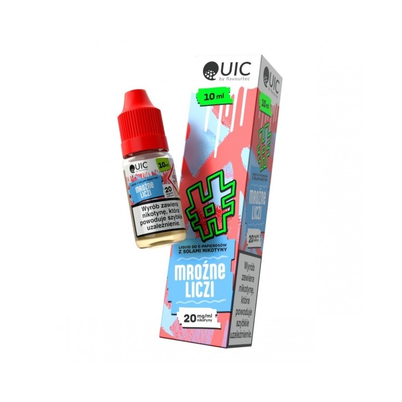 Liquid Quic Salt 10ml o mocy 20 mg soli nikotynowej w smaku Mroźne Liczi