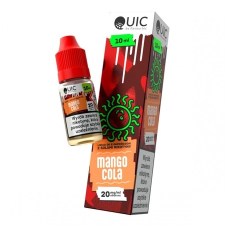 Liquid Quic Salt 10ml o mocy 20 mg soli nikotynowej w smaku Mango Cola