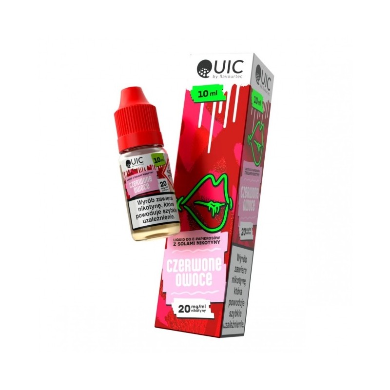 Liquid Quic Salt 10ml o mocy 20 mg soli nikotynowej w smaku Czerwone Owoce