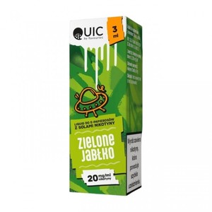 Liquid Quic Salt 3ml o mocy 20 mg soli nikotynowej w smaku Zielone Jabłko