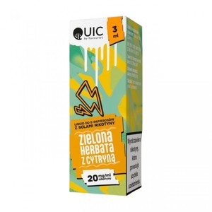 Liquid Quic Salt 3ml o mocy 20 mg soli nikotynowej w smaku Zielona Herbata z Cytryną