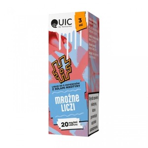 Liquid Quic Salt 3ml o mocy 20 mg soli nikotynowej w smaku Mroźne Liczi