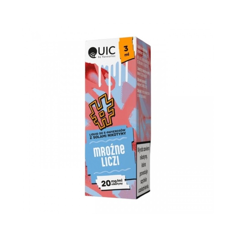 Liquid Quic Salt 3ml o mocy 20 mg soli nikotynowej w smaku Mroźne Liczi