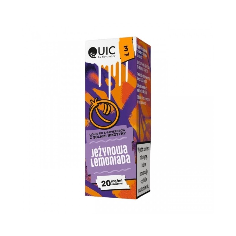 Liquid Quic Salt 3ml o mocy 20 mg soli nikotynowej w smaku Jeżynowa Lemoniada