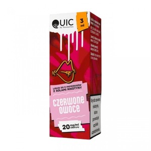 Liquid Quic Salt 3ml o mocy 20 mg soli nikotynowej w smaku Czerwone Owoce