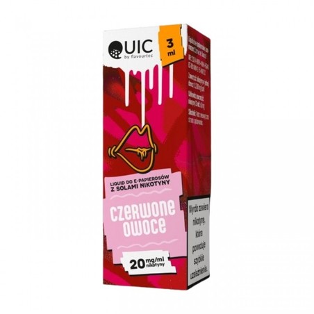 Liquid Quic Salt 3ml o mocy 20 mg soli nikotynowej w smaku Czerwone Owoce