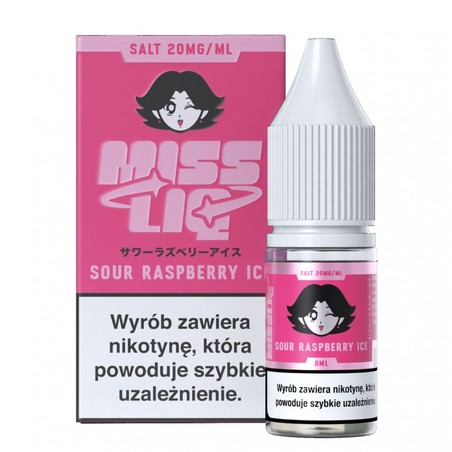 Liquid Miss Liq Salt 8ml o mocy 20 mg soli nikotynowej w smaku Sour Raspberry Ice