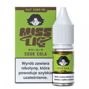 Liquid Miss Liq Salt 8ml o mocy 20 mg soli nikotynowej w smaku Sour Cola