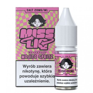 Liquid Miss Liq Salt 8ml o mocy 20 mg soli nikotynowej w smaku Mojito Spritz