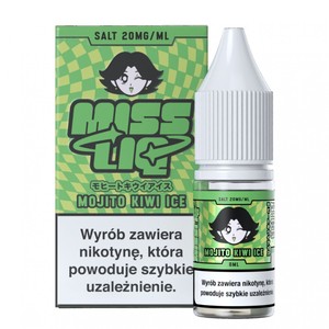 Liquid Miss Liq Salt 8ml o mocy 20 mg soli nikotynowej w smaku Mojito Kiwi Ice