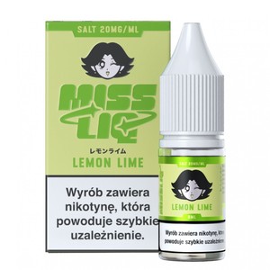 Liquid Miss Liq Salt 8ml o mocy 20 mg soli nikotynowej w smaku Lemon Lime
