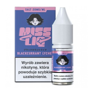 Liquid Miss Liq Salt 8ml o mocy 20 mg soli nikotynowej w smaku Blackcurrant Lychee
