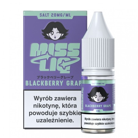 Liquid Miss Liq Salt 8ml o mocy 20 mg soli nikotynowej w smaku Blackberry Grape