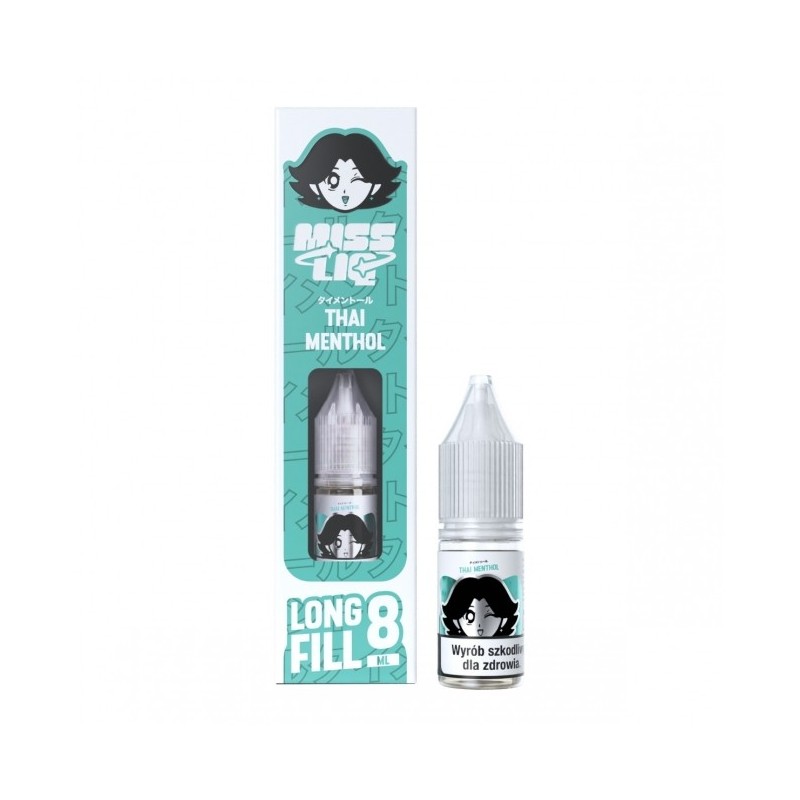 Longfill Miss Liq 8ml w 10ml butelce o smaku Thai Menthol