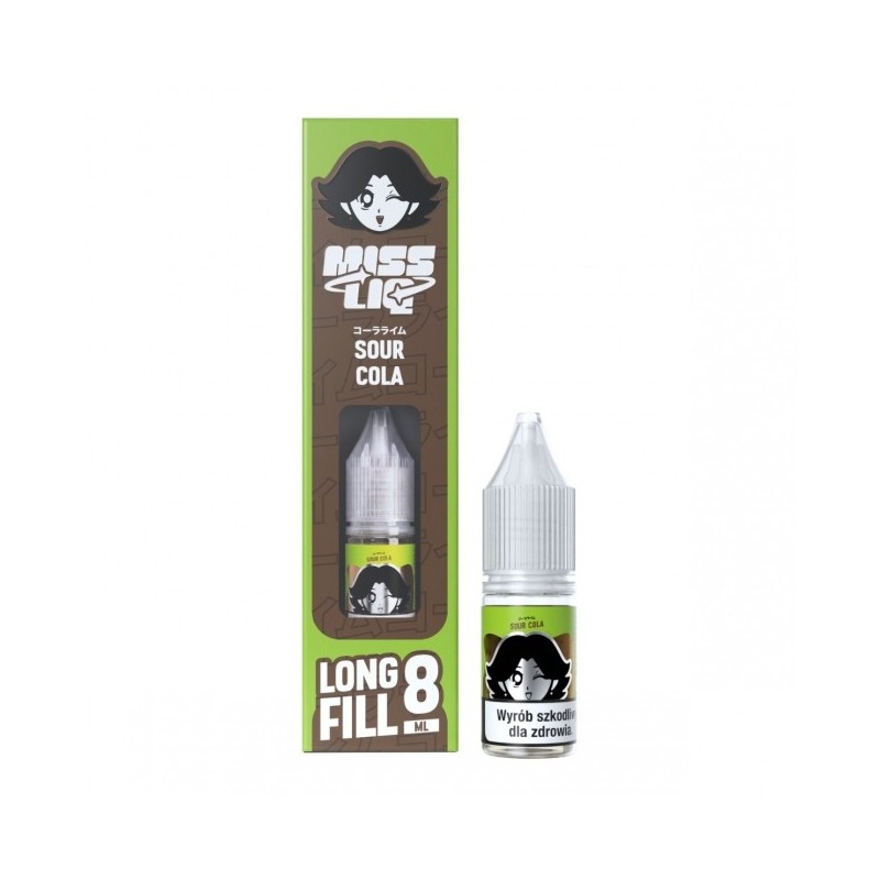 Longfill Miss Liq 8ml w 10ml butelce o smaku Sour Cola