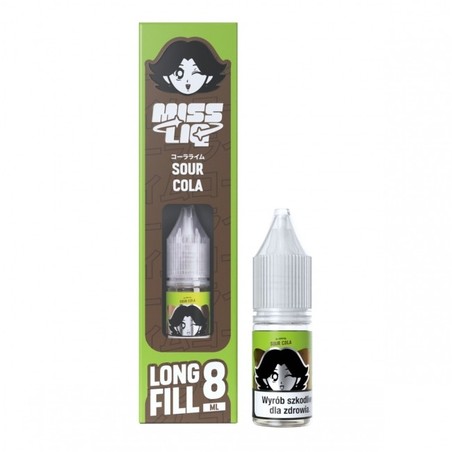 Longfill Miss Liq 8ml w 10ml butelce o smaku Sour Cola