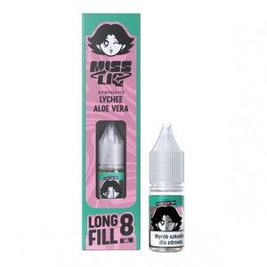 Longfill Miss Liq 8ml w 10ml butelce o smaku Lychee Aloe Vera