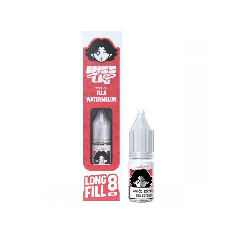 Longfill Miss Liq 8ml w 10ml butelce o smaku Fuji Watermelon