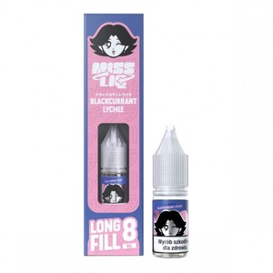 Longfill Miss Liq 8ml w 10ml butelce o smaku Blackcurrant Lychee