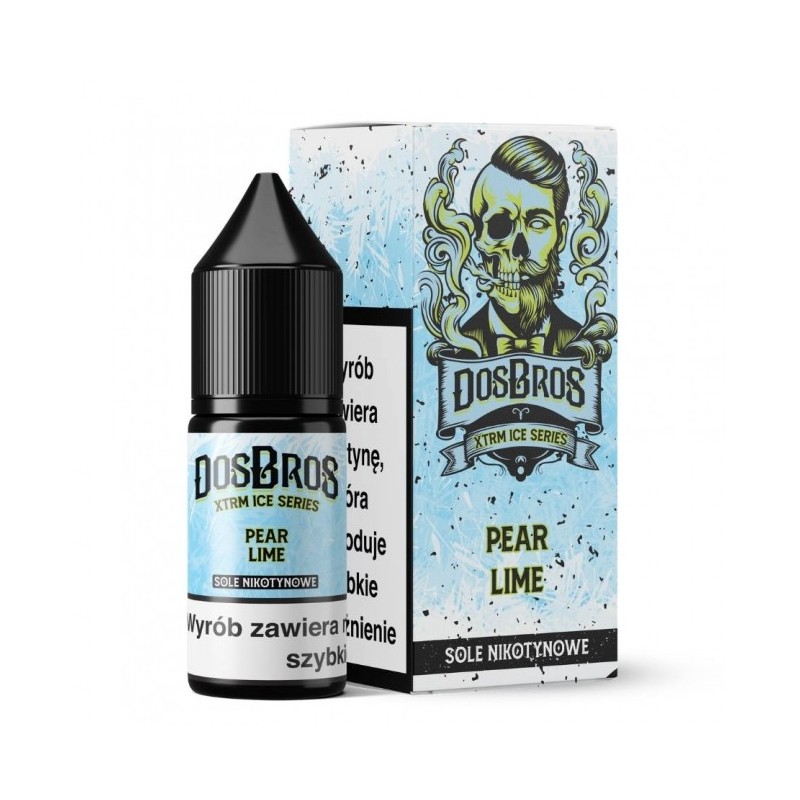 Liquid DosBros Salt 10ml o mocy 20 mg soli nikotynowej w smaku Pear Lime