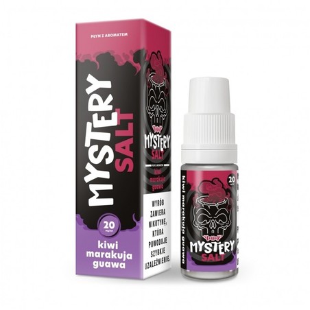 Liquid Mystery Salt 10ml o mocy 20 mg soli nikotynowej w smaku Kiwi Marakuja Guawa