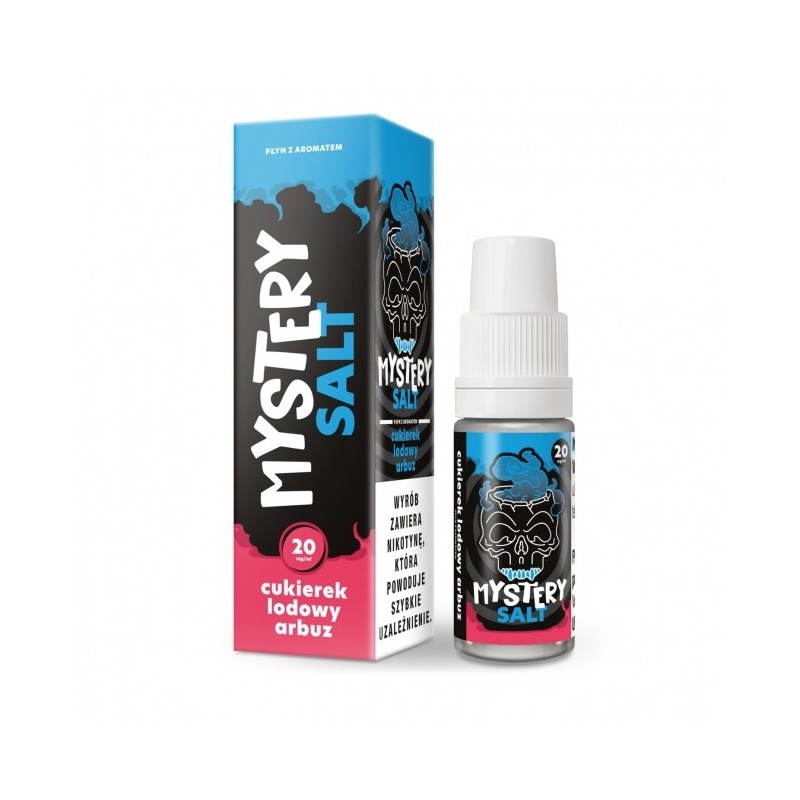 Liquid Mystery Salt 10ml o mocy 20 mg soli nikotynowej w smaku Cukierek Lodowy Arbuz