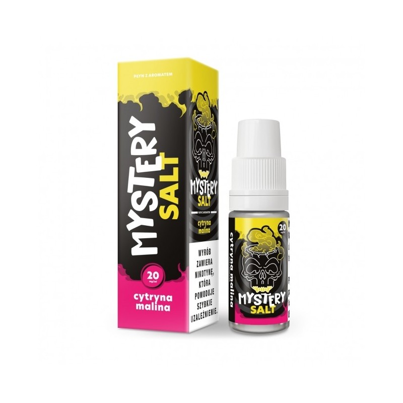 Liquid Mystery Salt 10ml o mocy 20 mg soli nikotynowej w smaku Cytryna Malina