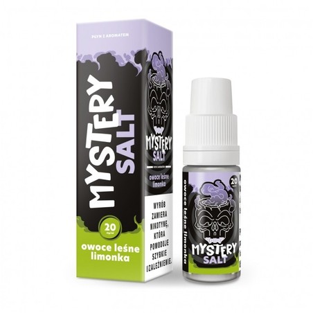Liquid Mystery Salt 10ml o mocy 20 mg soli nikotynowej w smaku Owoce Leśne Limonka