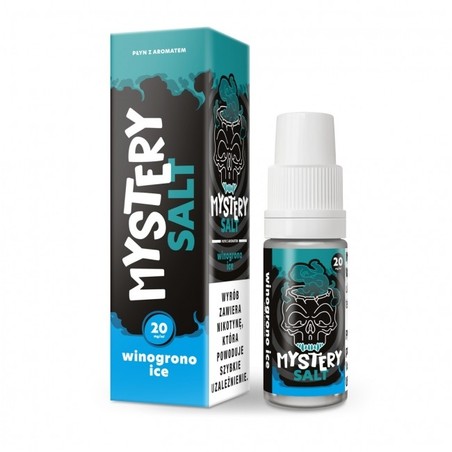 Liquid Mystery Salt 10ml o mocy 20 mg soli nikotynowej w smaku Winogrono Ice