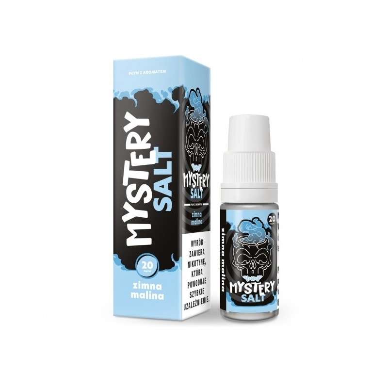 Liquid Mystery Salt 10ml o mocy 20 mg soli nikotynowej w smaku Zimna Malina